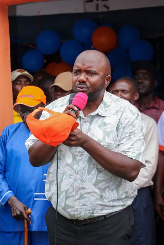 HON. Tindi Mwale addressing the residents of Butere